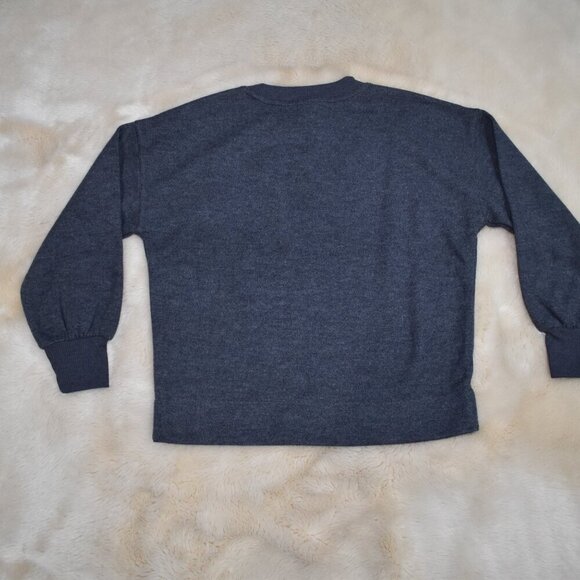 Old Navy Girls Gray Sweatshirt Size 8 - Picture 3 of 7